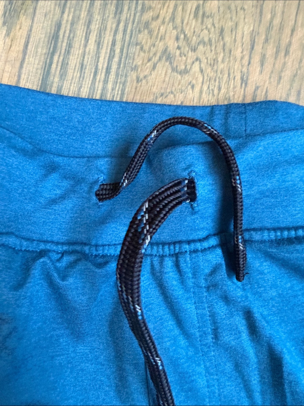 Blue Drawstring Shorts - Picture 4 of 5